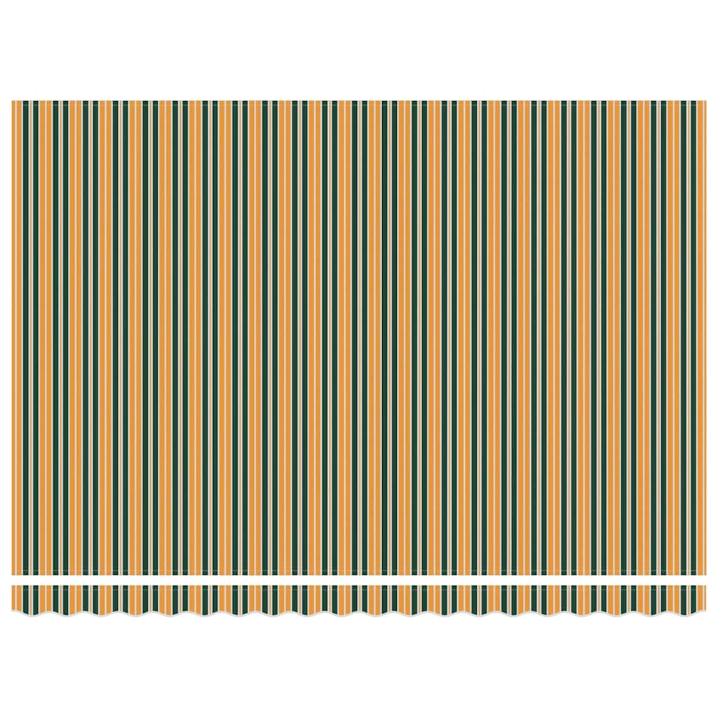 Awning Green and Yellow 450 x 350 x 165 cm Polyester