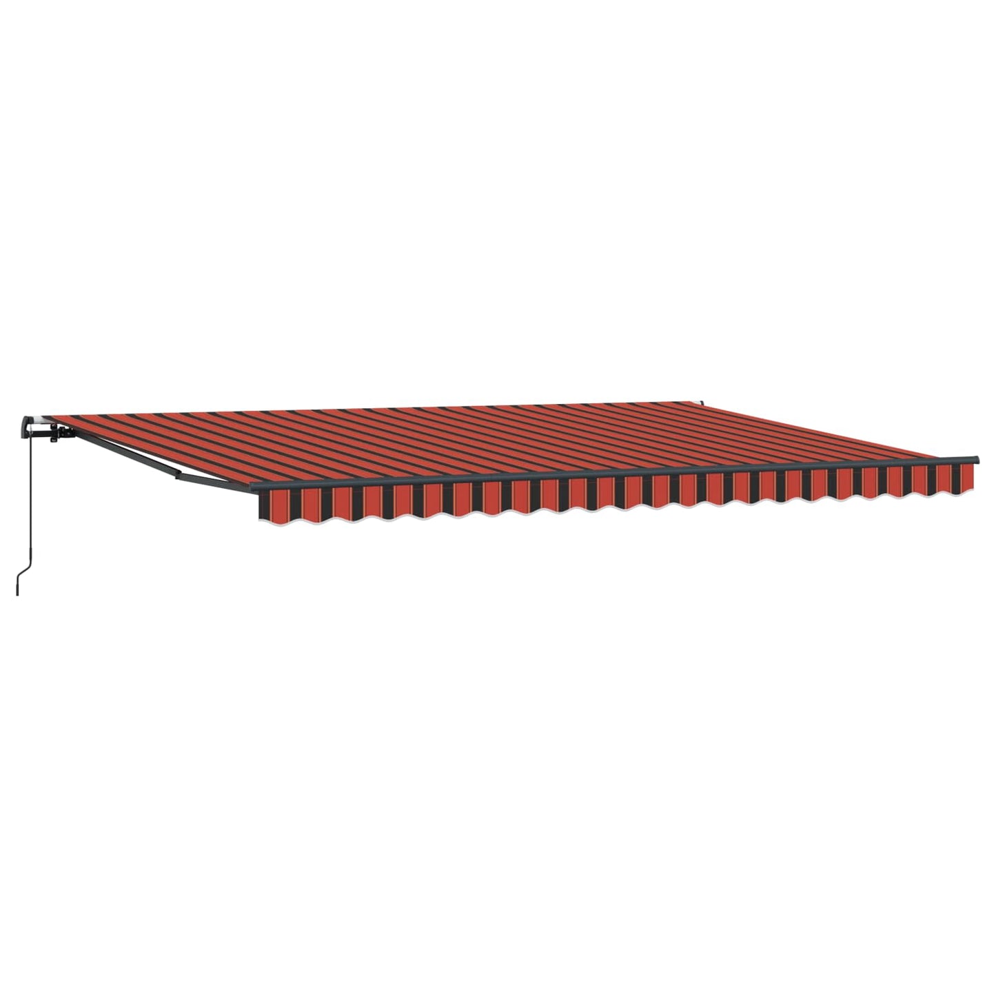 Retractable Awning Orange and brown 500 x 300 cm