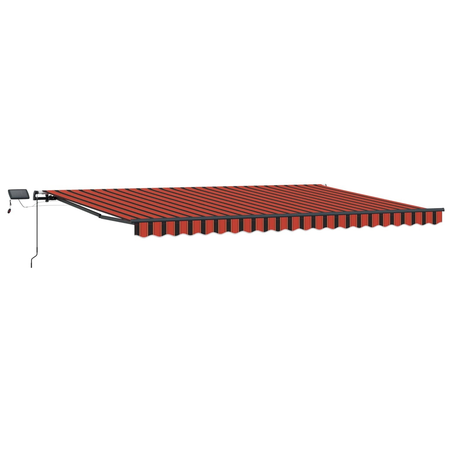Retractable Awning Orange and brown 500 x 300 cm