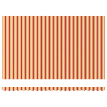 Retractable Awning Yellow and Orange 500 x 300 cm