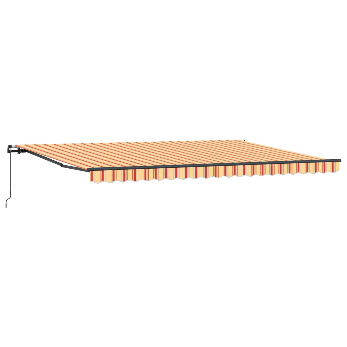 Retractable Awning Yellow and Orange 500 x 300 cm