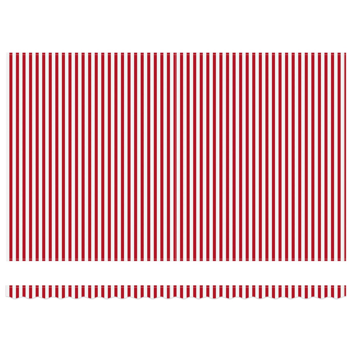 Retractable Awning Red and white 500 x 300 cm Fabric