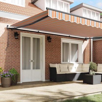 Retractable Awning Multicolour 500 x 300 x 165 cm