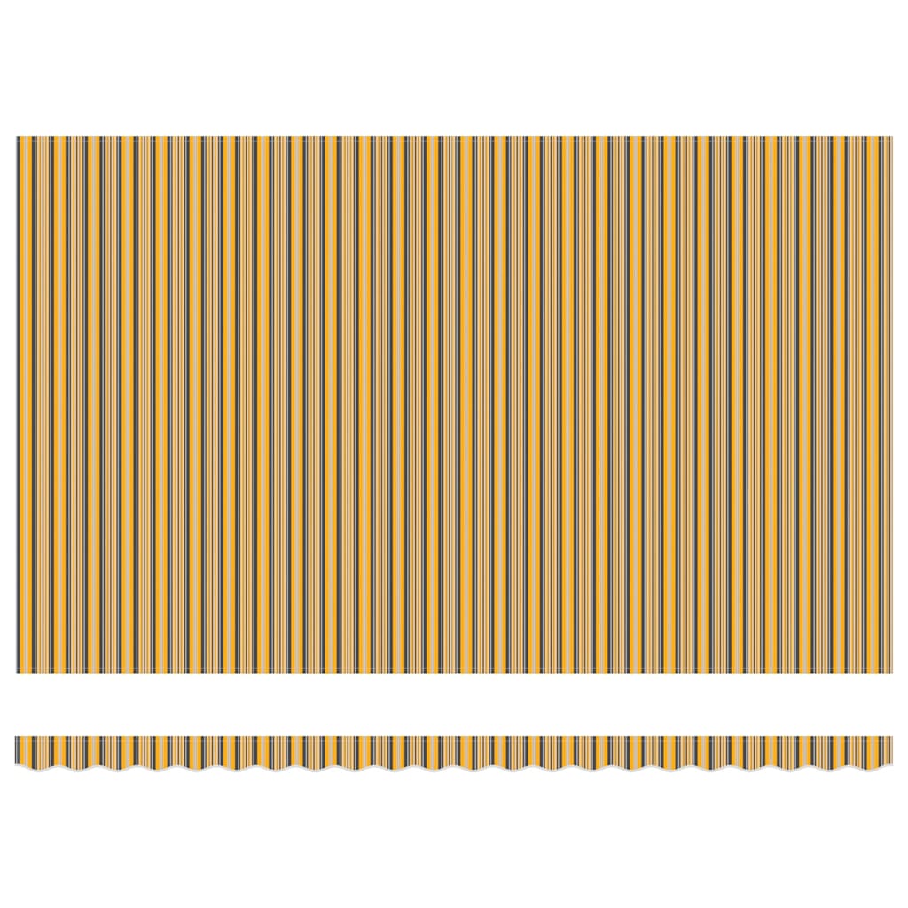 Retractable Awning Multicolour 500 x 300 cm Fabric and Steel