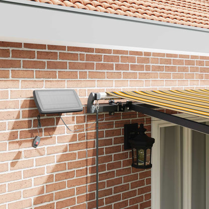 Retractable Awning Multicolour 500 x 300 cm Fabric