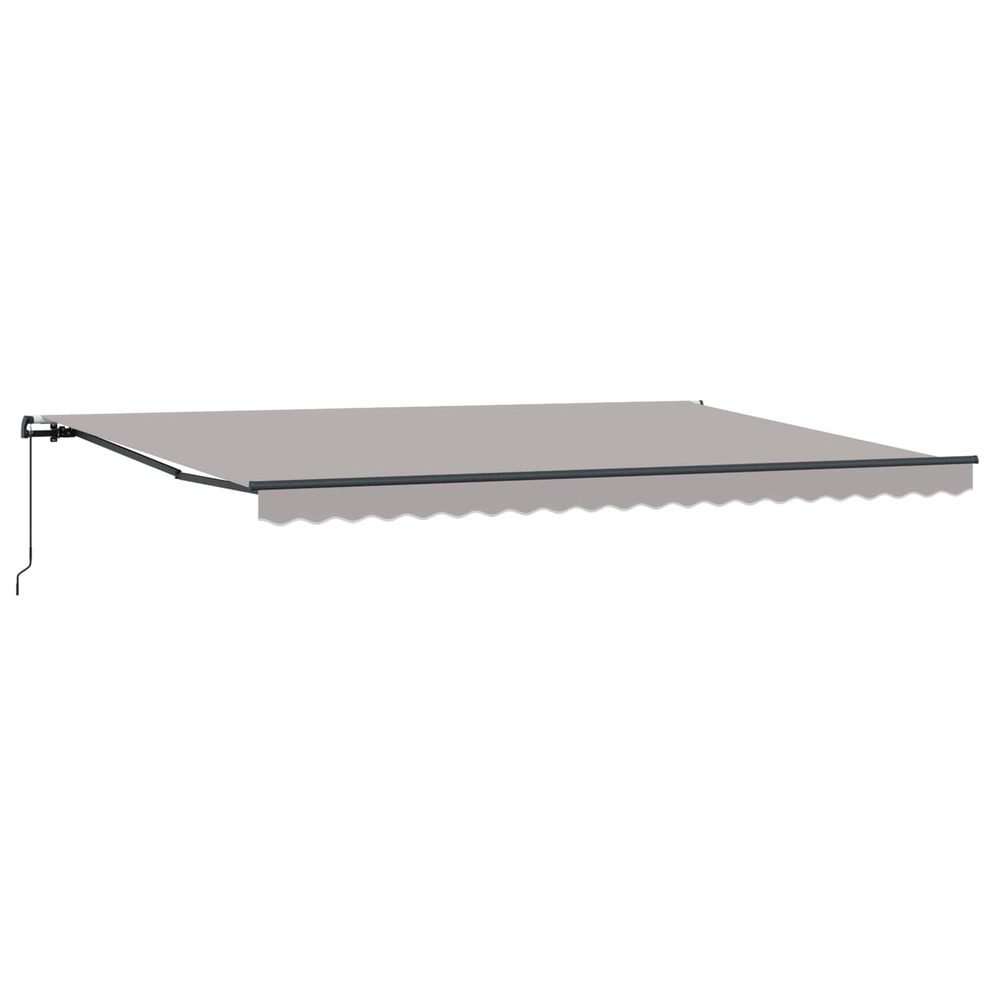Retractable Awning Light Grey 500 x 300 cm