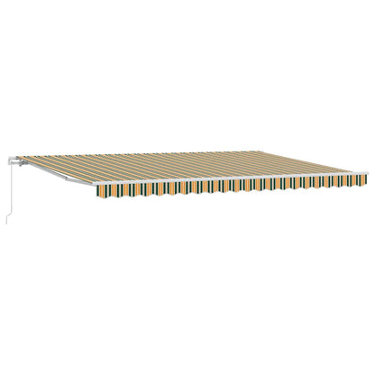 Retractable Awning Multicolour 500 x 300 cm