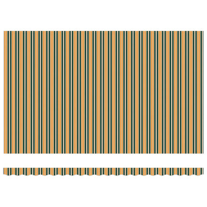 Retractable Awning Green and yellow 500 x 300 cm