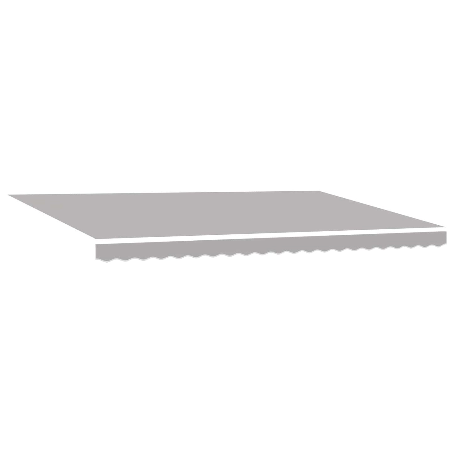 Retractable Awning Light Grey 500 x 350 cm