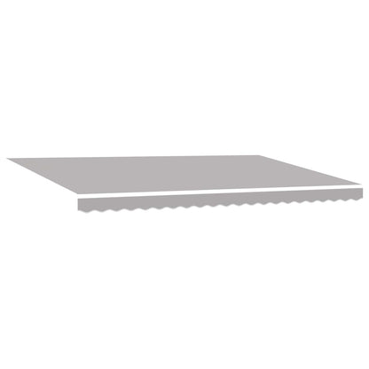 Retractable Awning Light Grey 500 x 350 cm