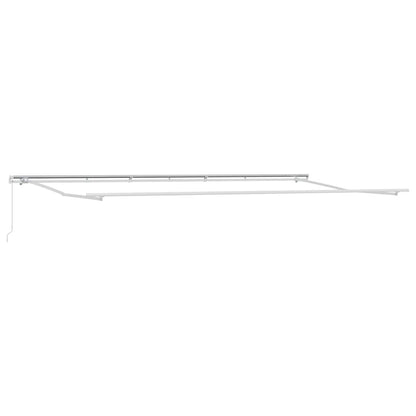 Retractable Awning Retractable Orange and Brown 600 x 300 cm
