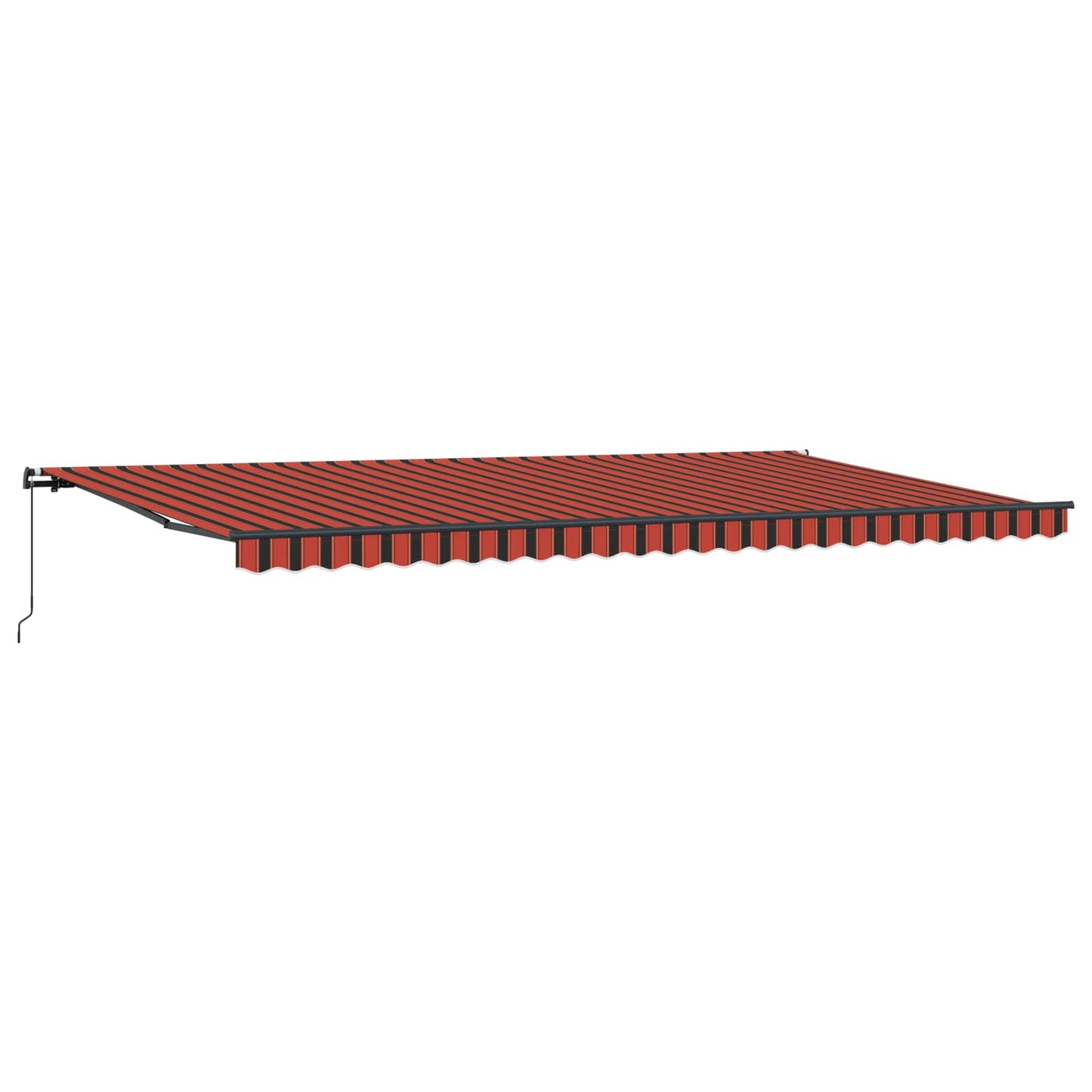 Retractable Awning Orange and brown 600 x 300 cm
