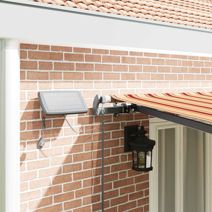 Retractable Awning Yellow and Orange 600 x 300 cm