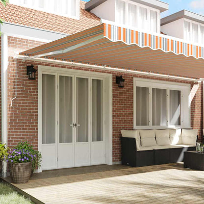 Retractable Awning Multicolour 600 x 300 cm