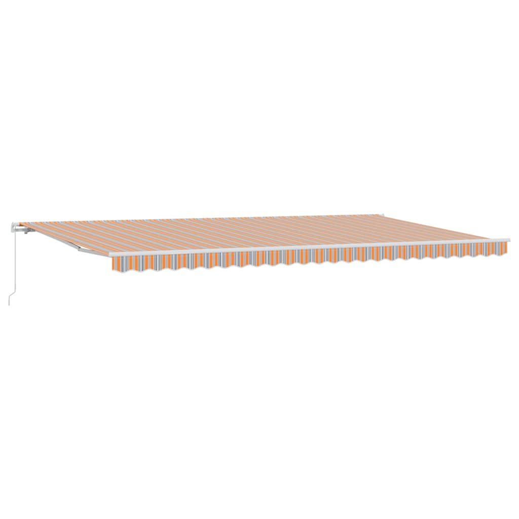 Retractable Awning Multicolour 600 x 300 cm