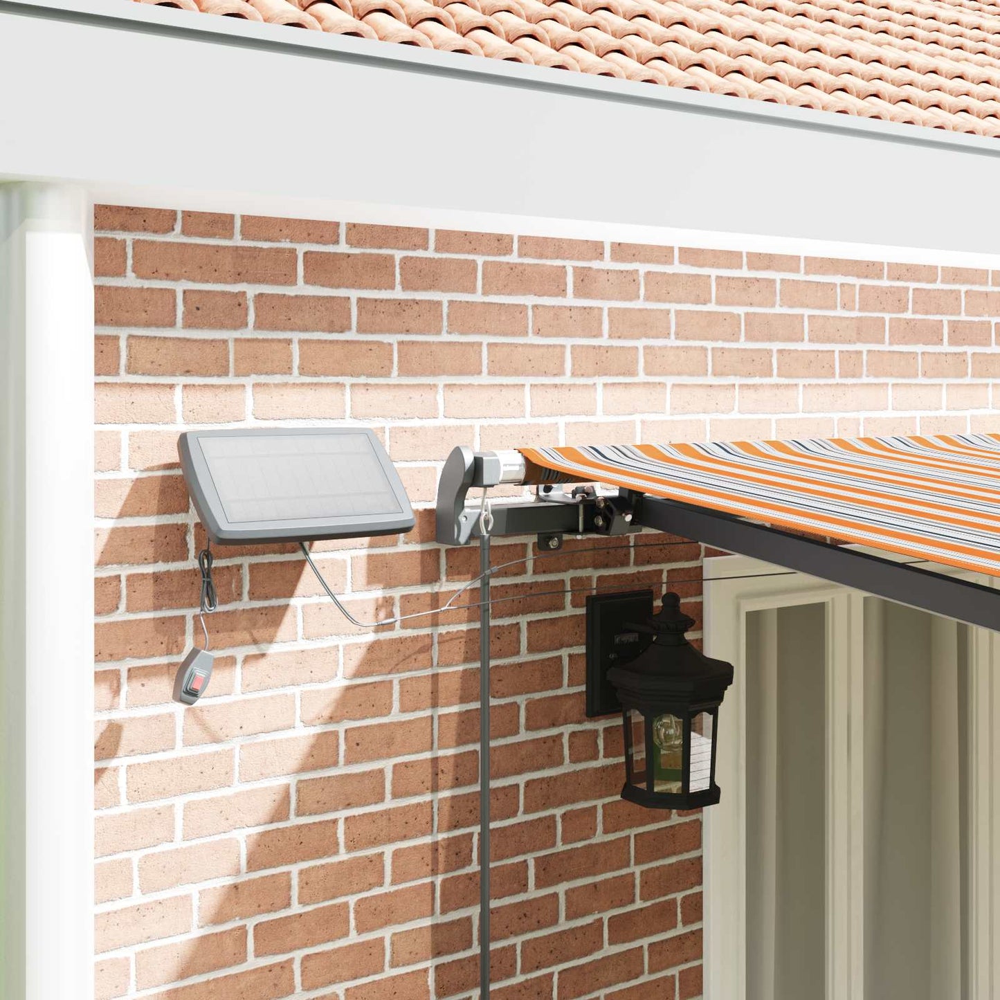 Retractable Awning Multicolour 600 x 300 cm