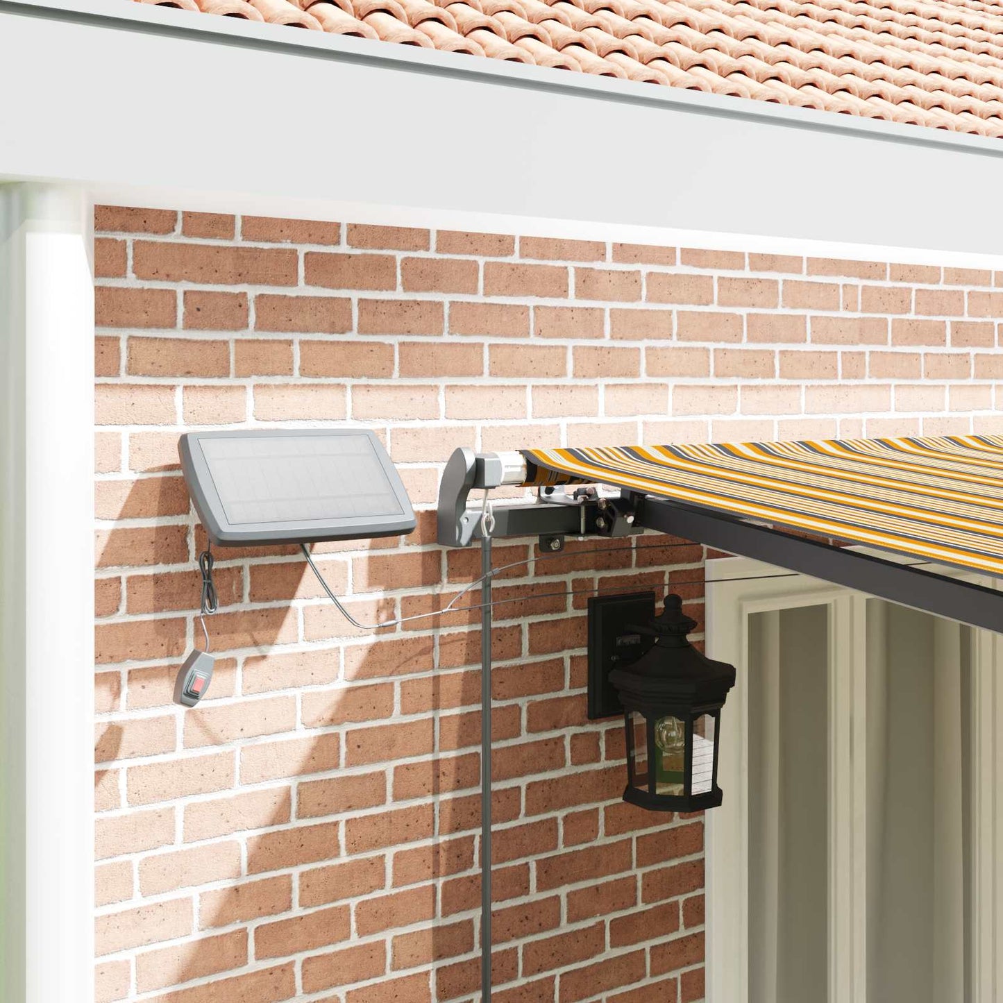 Retractable Awning Multicolour 600 x 300 cm