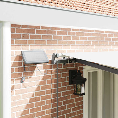 Retractable Awning White 600 x 300 cm Fabric and Aluminium
