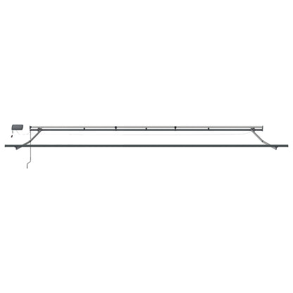 Retractable Awning Light grey 600 x 300 cm Fabric