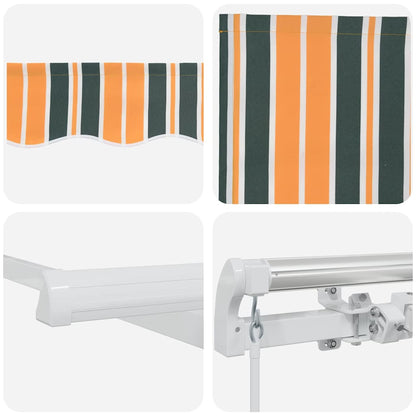 Retractable Awning Retractable Manual Multicolour 600 x 300 cm