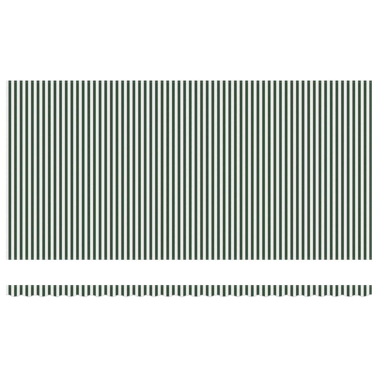 Retractable Awning Green and white 600 x 300 cm Fabric