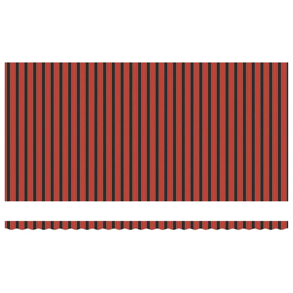 Retractable Awning Orange and Brown 600 x 350 cm