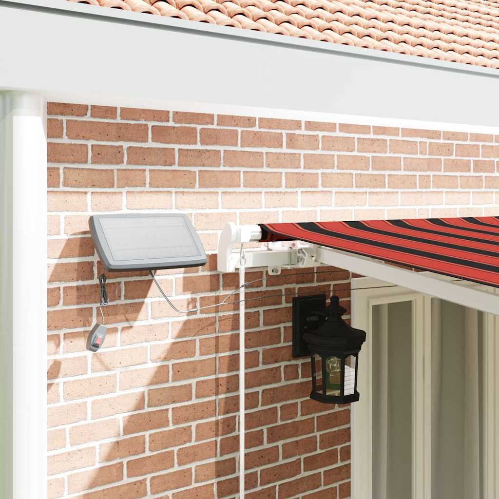 Retractable Awning Orange and brown 600 x 350 cm