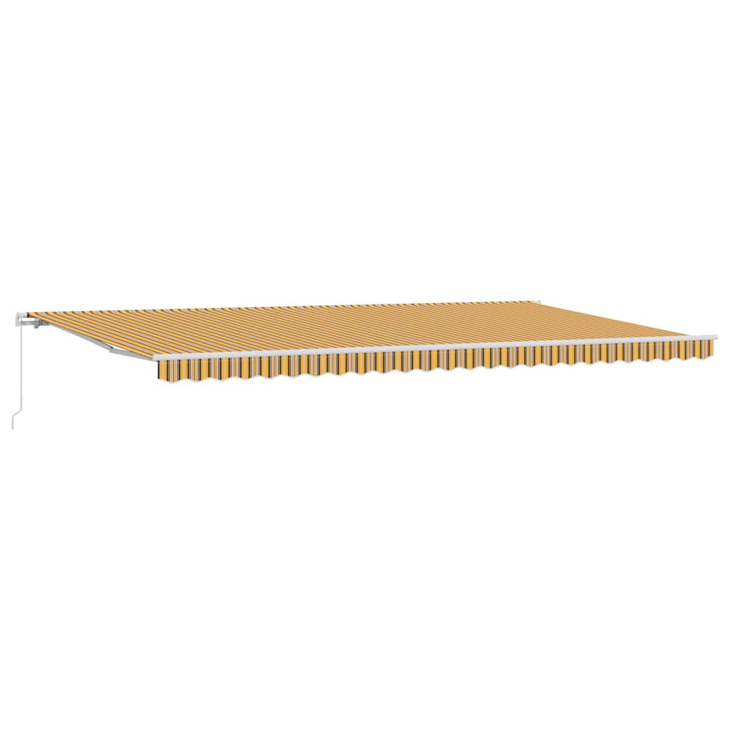Retractable Awning Retractable Manual Multicolour 600 x 350 cm