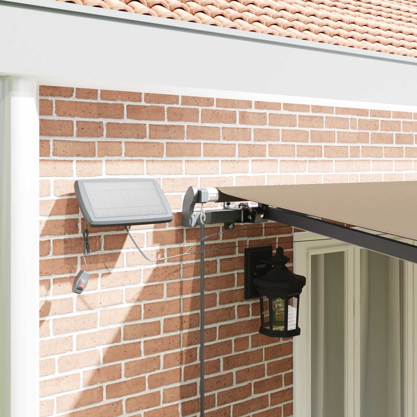 Retractable Awning Beige 600 x 350 cm Fabric