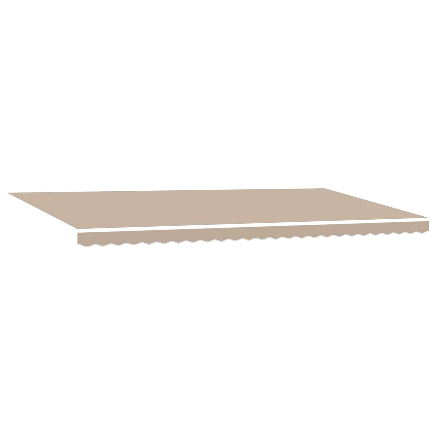 Retractable Awning Beige 600 x 350 cm Fabric