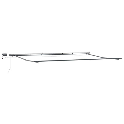 Retractable Awning Beige 600 x 350 cm Fabric