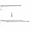 Awning Manual White 600 x 350 cm Polyester