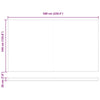 Awning Manual White 600 x 350 cm Polyester