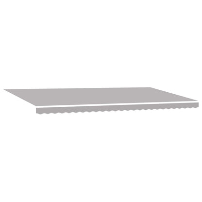 Retractable Awning Light Grey 600 x 350 cm