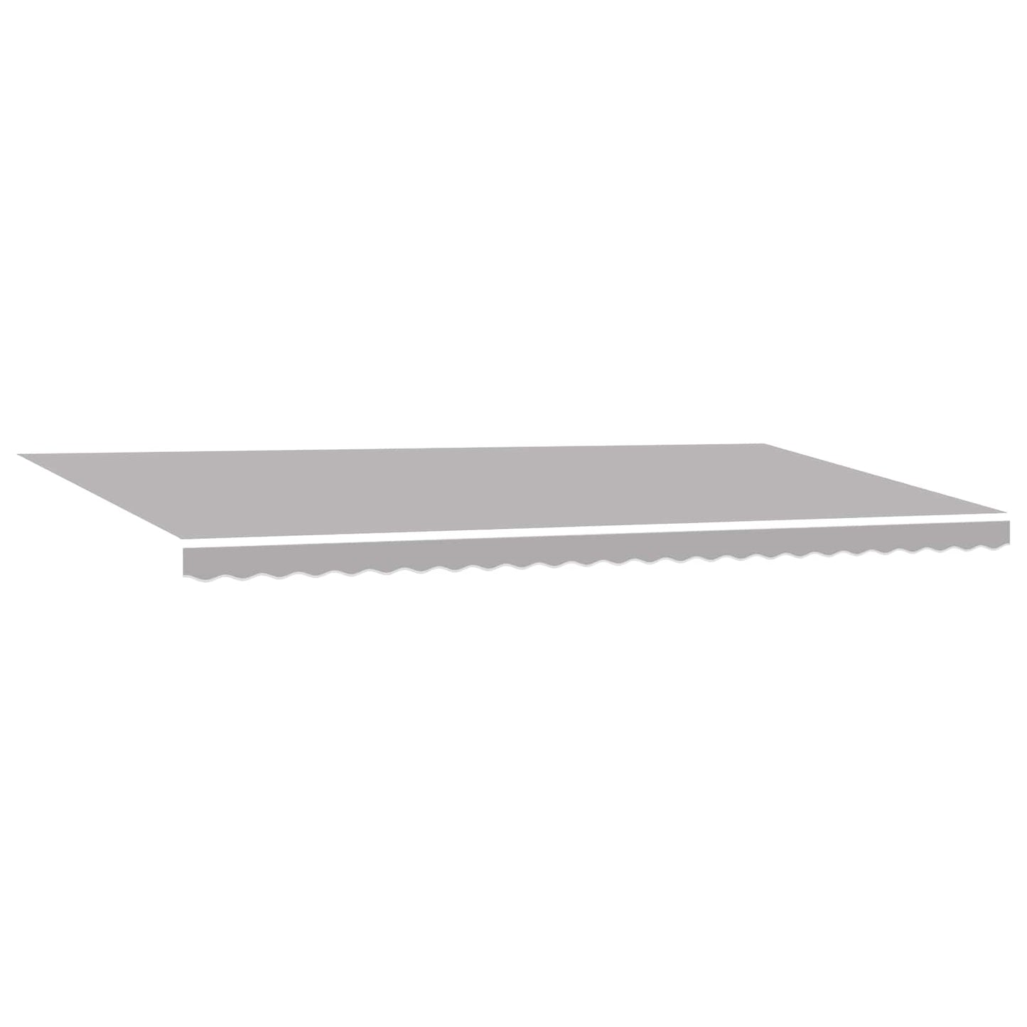 Retractable Awning Light Grey 600 x 350 cm