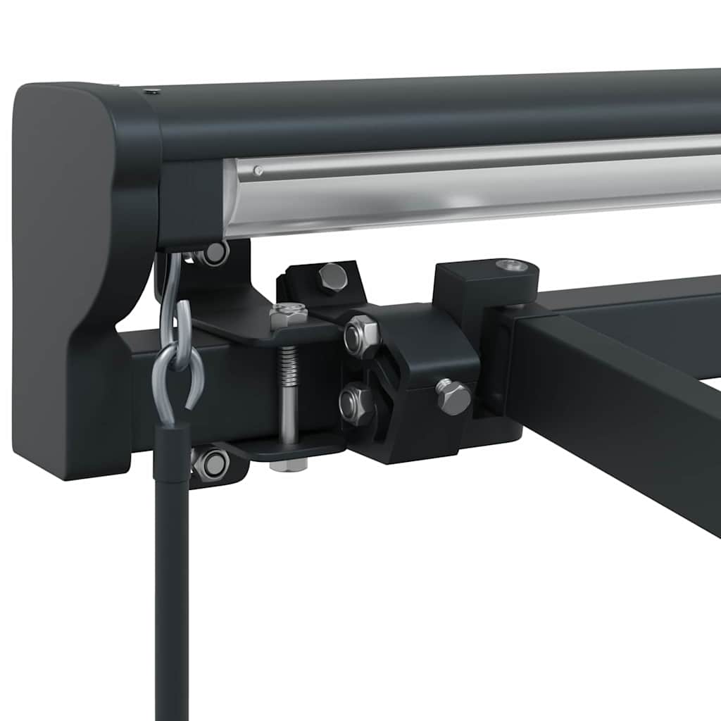 Awning Frame Manual Adjustable Anthracite 3 x 2.5 m Steel