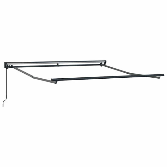 Awning Frame Manual Adjustable Anthracite 3 x 2.5 m Steel