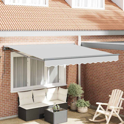 Awning Frame Manual Adjustable Anthracite 3.5 x 2.5 m Steel