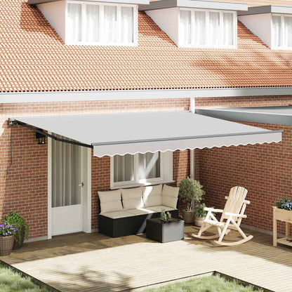 Awning Frame Manual Adjustable Anthracite 4 x 3 m Steel