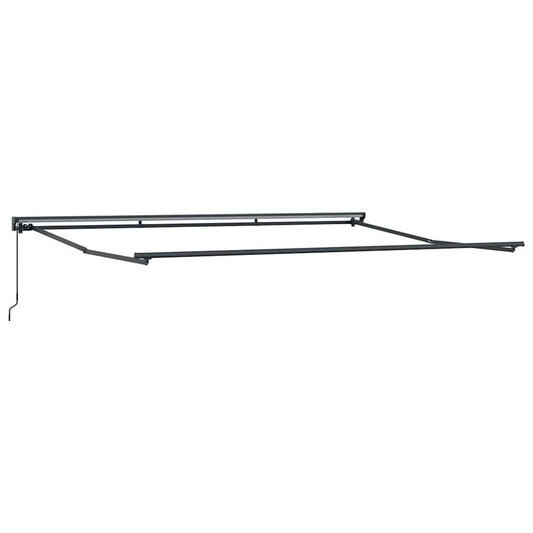 Awning Frame Manual Adjustable Anthracite 4.5 x 3 m Steel