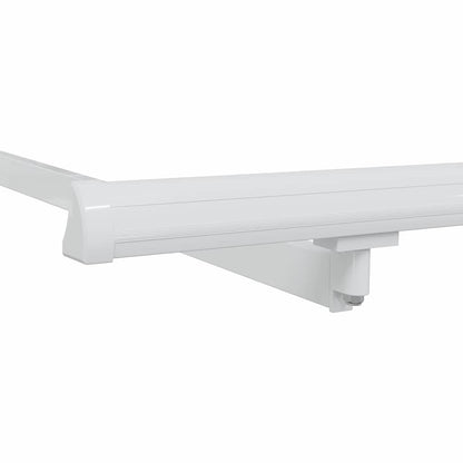 Awning Frame Retractable Manual White 3 x 2 m Metal