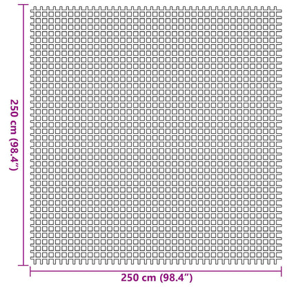 Tent Carpet Blue 250 x 250 cm Polyester