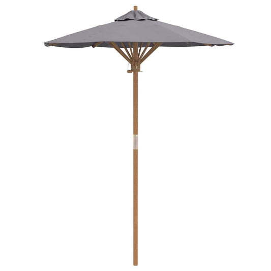 Garden Parasol Dark grey 150 x 150 x 210 cm Bamboo