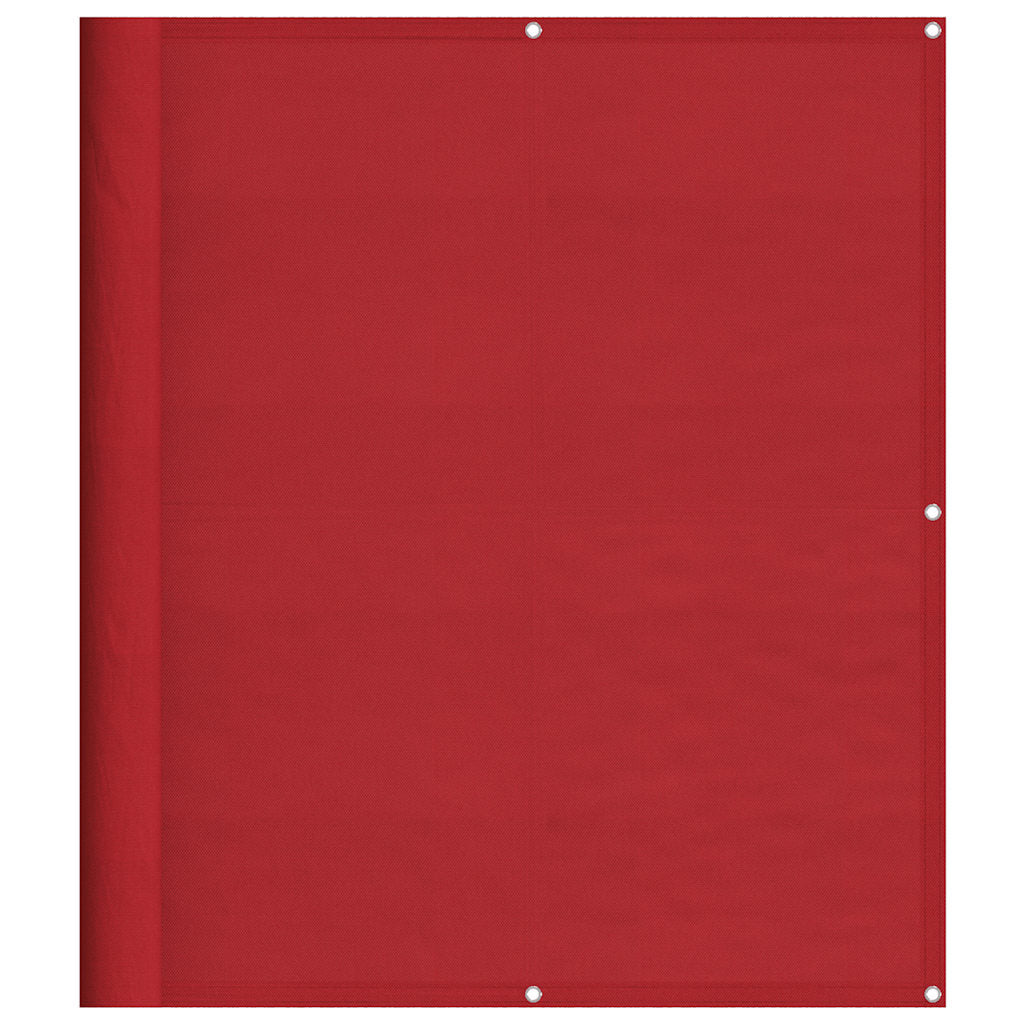 Balcony Screen Red 120x700 cm 100% Polyester Oxford