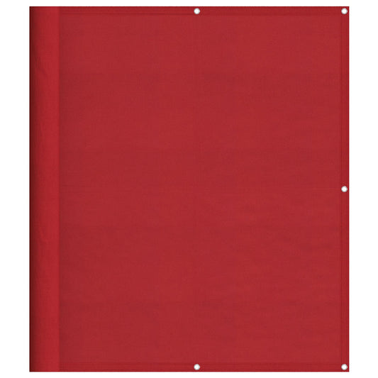 Balcony Screen Red 120x800 cm 100% Polyester Oxford