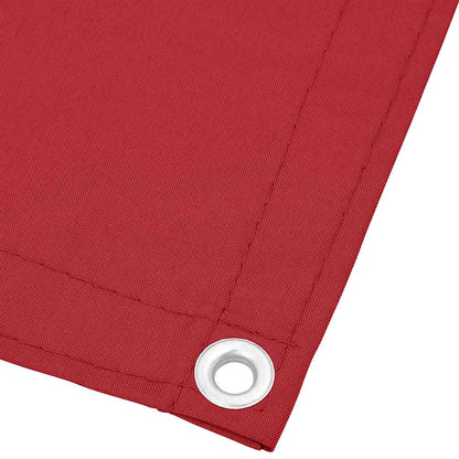 Balcony Screen Red 120x800 cm 100% Polyester Oxford
