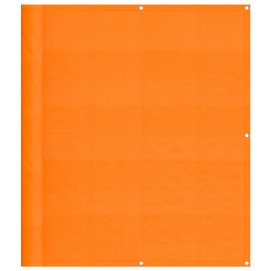 Balcony Screen Orange 120x800 cm 100% Polyester Oxford