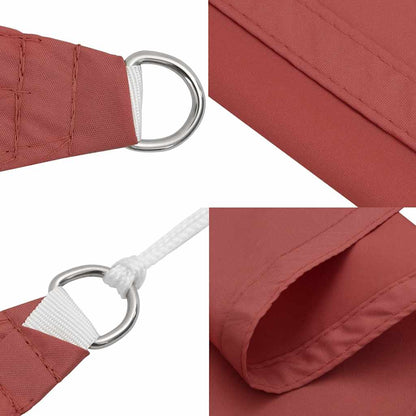 Sun Shade Sail Terracotta 2x2x2 m 100% Polyester Oxford