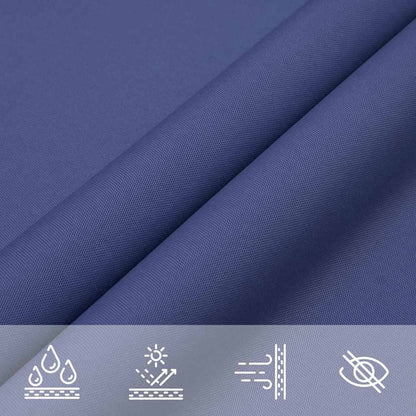 Sun Shade Sail Blue 7x5x5 m 100% Polyester Oxford
