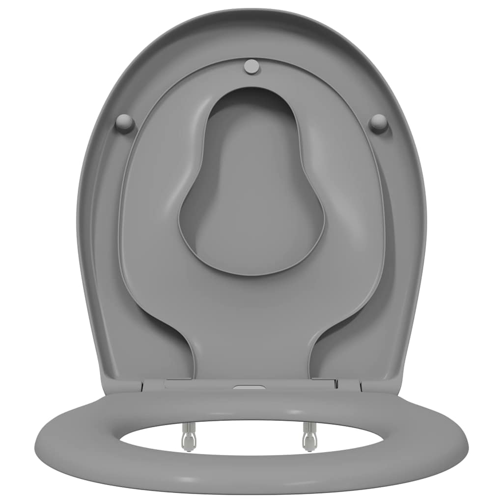 Toilet Seat Grey 47 x 37 x 4 cm Duroplast